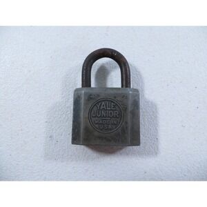 Vintage Yale Junior Padlock Made In USA NO KEY WORKS READ‎